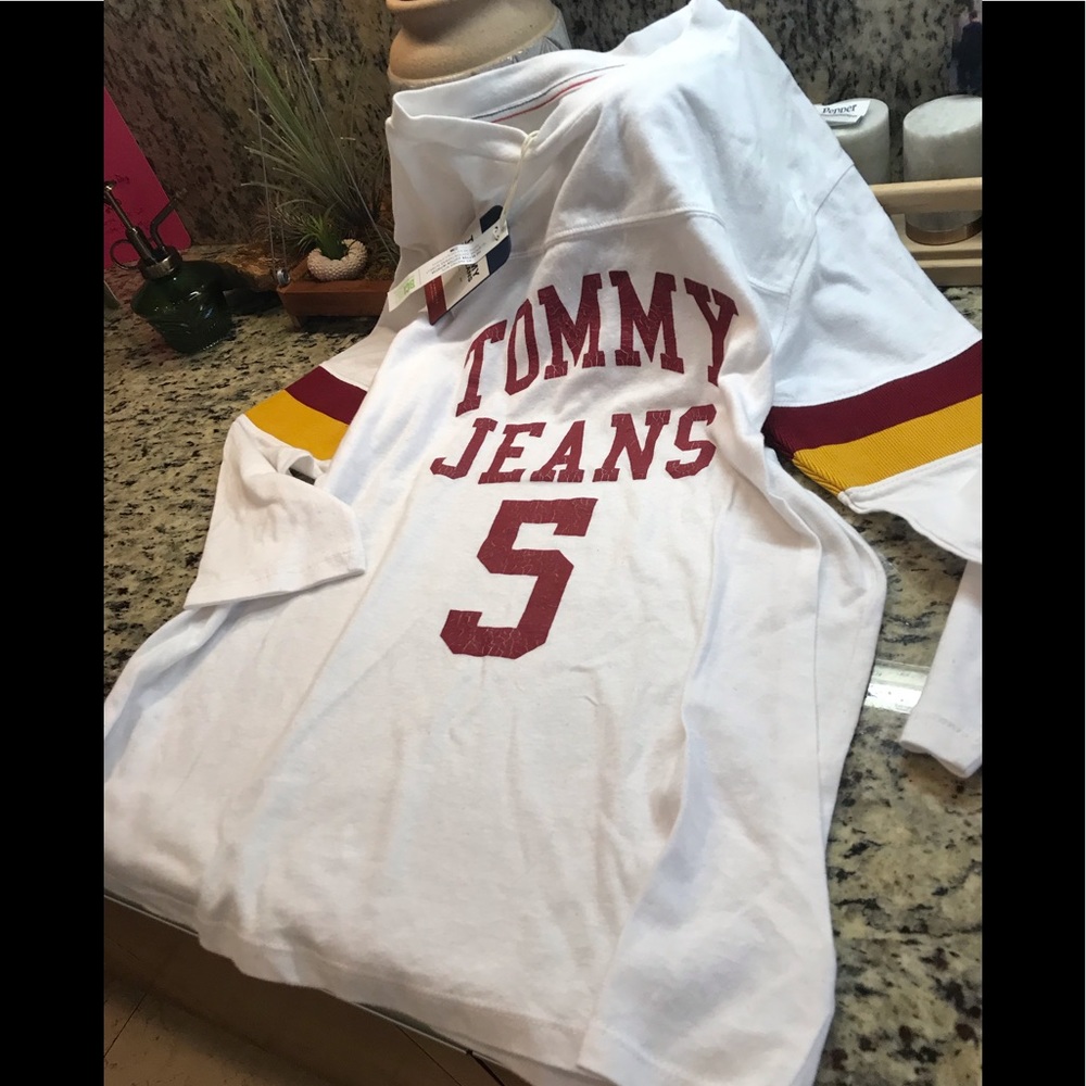 TOMMY JEANS COTTON XS JERSEY NEW